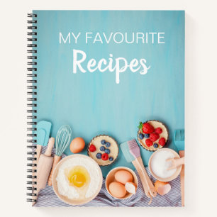 Leere Rezept Kochbuch schreiben Notizbuch
