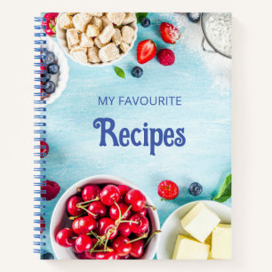 Leere Rezept Kochbuch schreiben Notizbuch