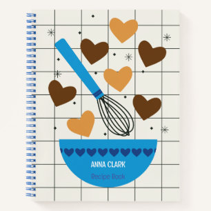 Leere Rezept Kochbuch schreiben Notizbuch