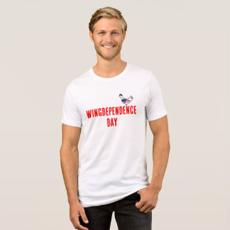 Leere Rückseite Tri-Blend Shirt