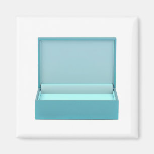 Leere Schachtel für Schmuck oder Geschenke Magnet
