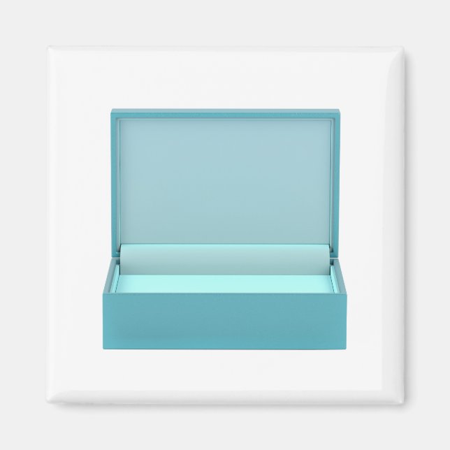 Leere Schachtel für Schmuck oder Geschenke Magnet (Vorne)