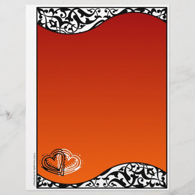 Leere Scrapbook-Seiten für Album Flyer (Vorne)