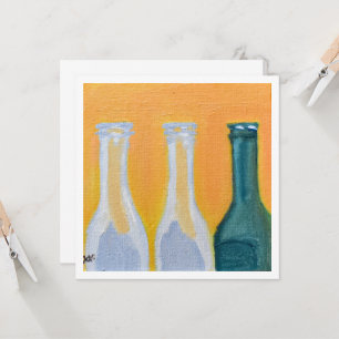 Leere Soda Flasche Karte