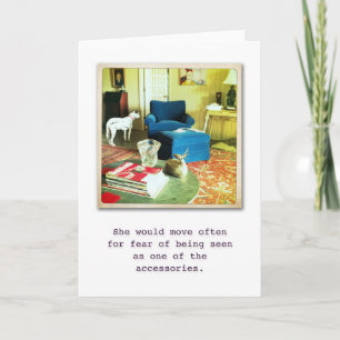 Leere Spaß-Karte Karte