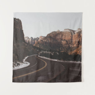 LEERE STRASSE WANDTEPPICH