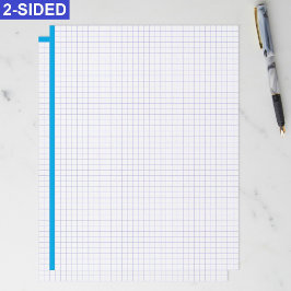 Leere technische Grafikpapiere (blaue Linien) Briefbogen