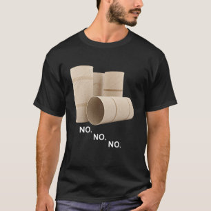 Leere Toilettenpapier Rolls Shortcut Unisex T-Shirt
