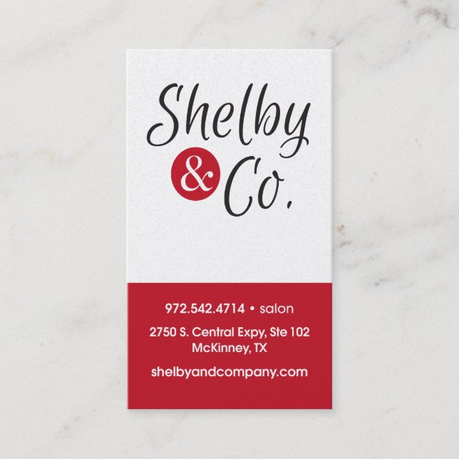 Leere Visitenkarte (Vorderseite)