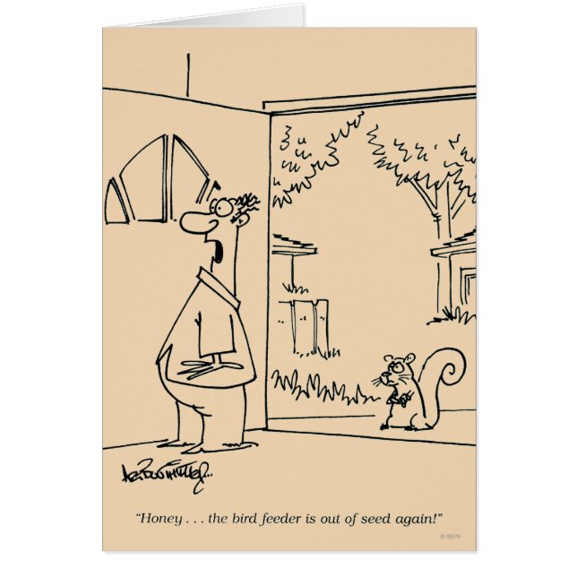 Leere Vogel-Zufuhr (Vorne)