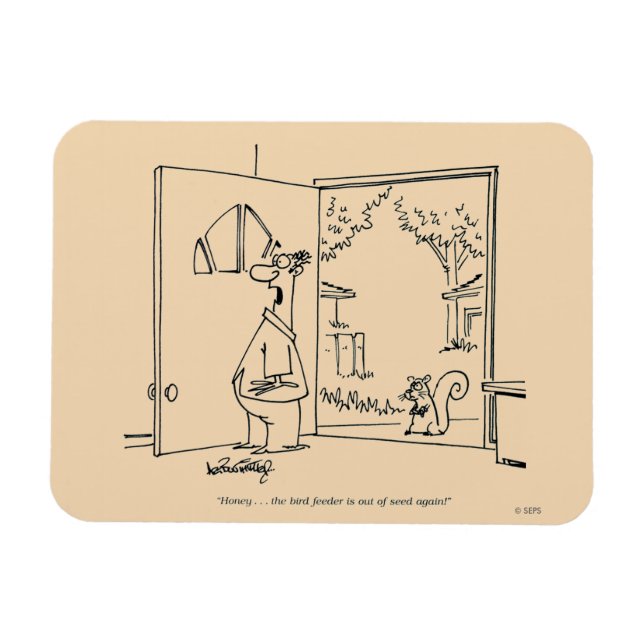 Leere Vogelzuführung 2 Magnet (Horizontal)