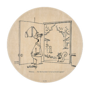 Leere Vogelzuführung 2 Schneidebrett