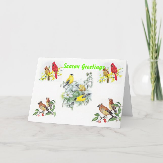 Leere Weihnachtskarte Feiertagskarte (Vorderseite)