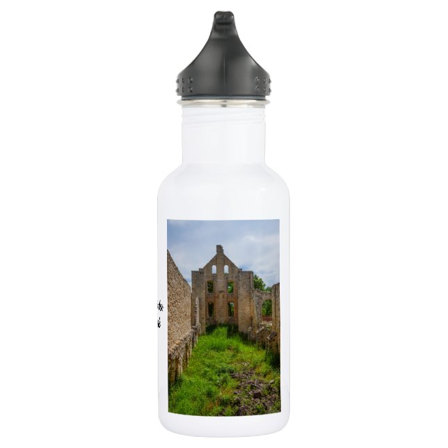 Leere Zimmer Ruinen Edelstahl Wasserflasche (Rechts)