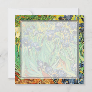 Leereinladung, van Gogh Irises Einladung