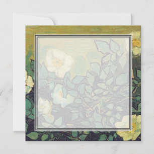 Leereinladung, van Gogh Wild Rose Einladung
