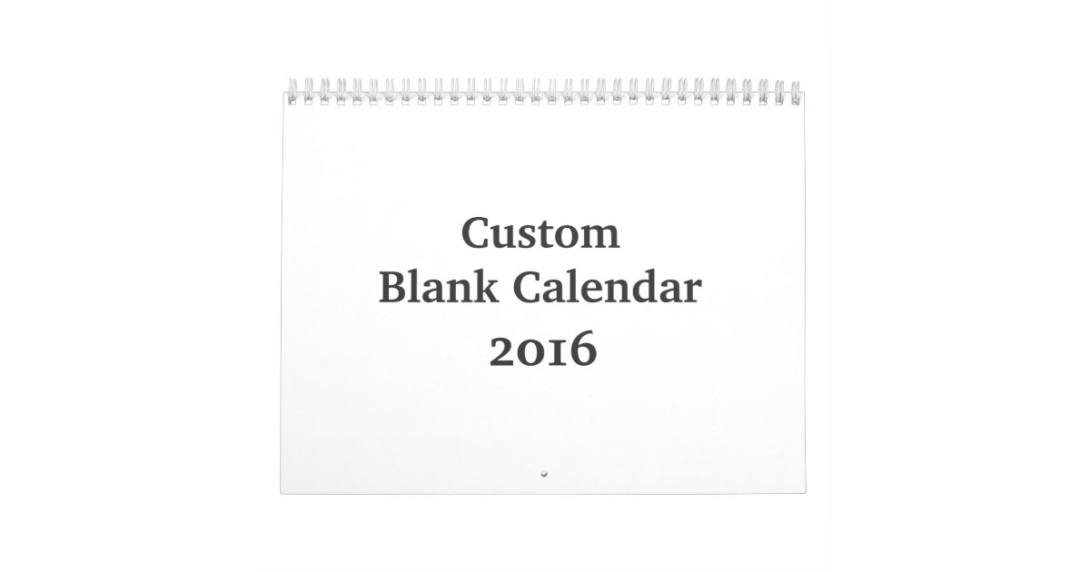 Leerer Kalender 2016 Leerer Kalender 2016