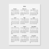 Leerer Kalender 2023