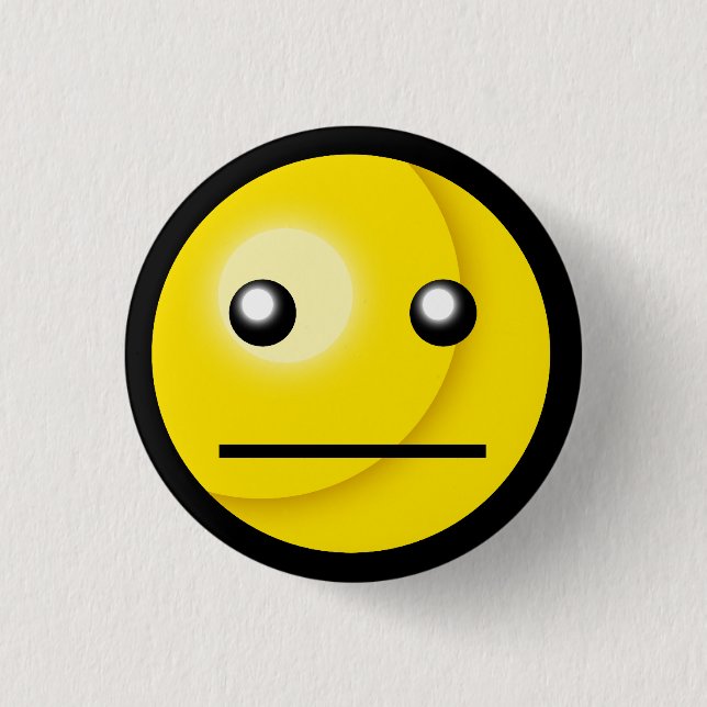 Leerer Starren-Knopf Button (Vorderseite)