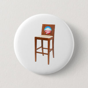 Leerer Stuhl Obama Button