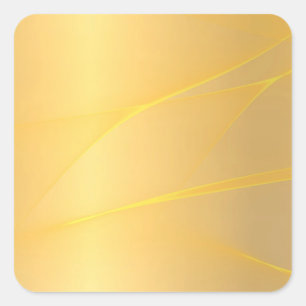 Leerer Vorlage Glamouröses Faux-Gold Elegantes Des Quadratischer Aufkleber