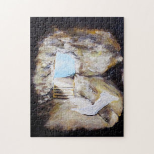 Leeres Beerdigungs-Grab-Puzzle Puzzle