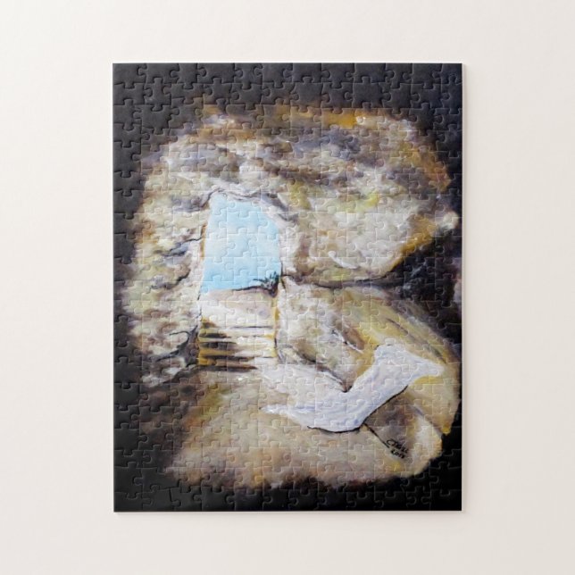 Leeres Beerdigungs-Grab-Puzzle Puzzle (Vertikal)