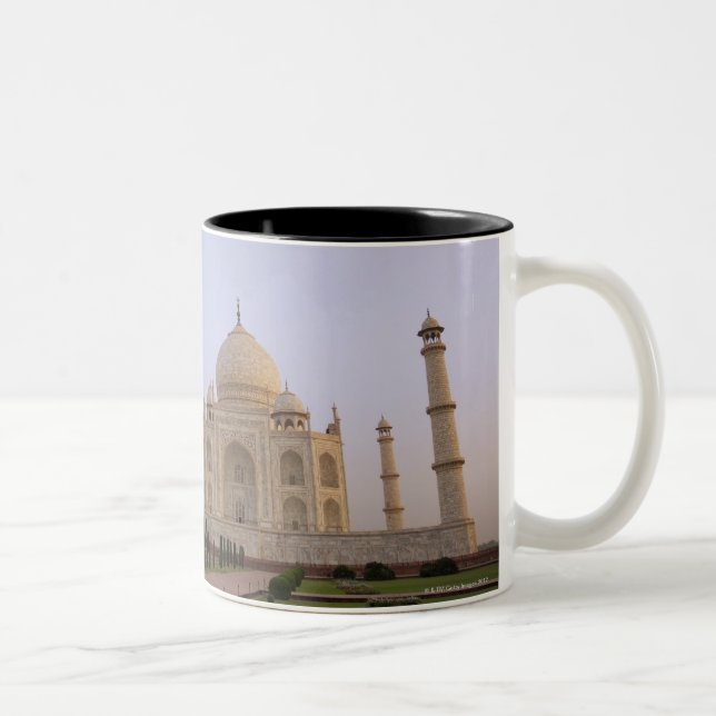 Leeres Charbagh arbeitet beim Taj Mahal in im Zweifarbige Tasse (Rechts)