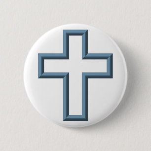 Leeres Kreuz Button