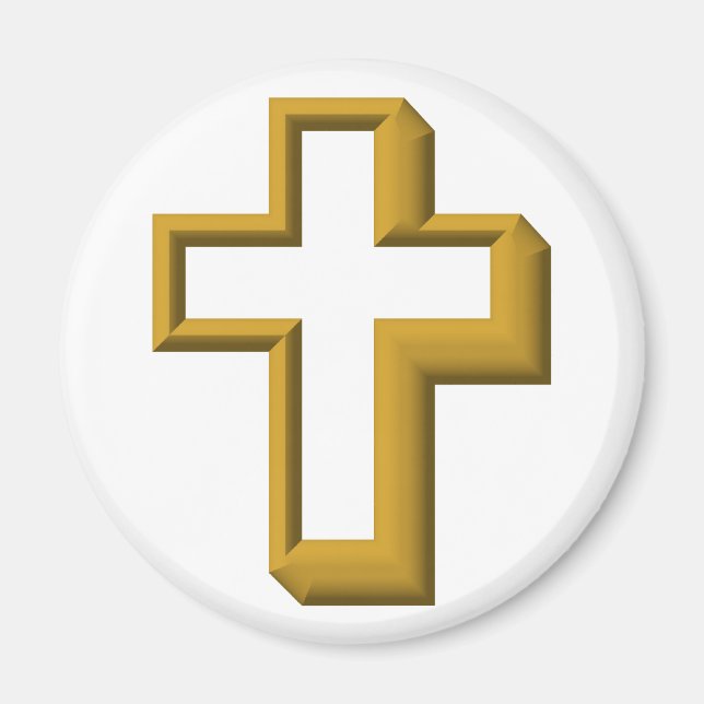 Leeres Kreuz Magnet (Vorne)