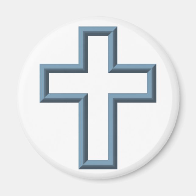 Leeres Kreuz Magnet (Vorne)