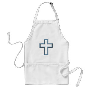 Leeres Kreuz Schürze