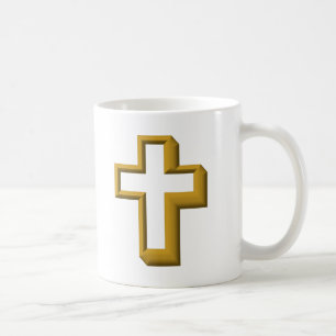 Leeres Kreuz Tasse