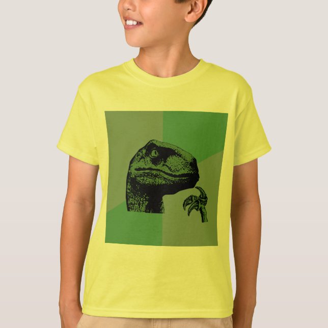 Leeres Philosoraptor T-Shirt (Vorderseite)