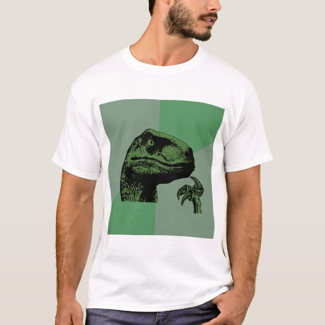 Leeres Philosoraptor T-Shirt (Vorderseite)