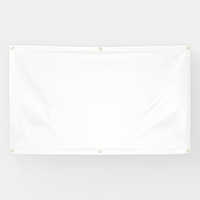 Leeres Weiß schnitt vor 3x5 mit Metallgummimuffen Banner (Horizontal)