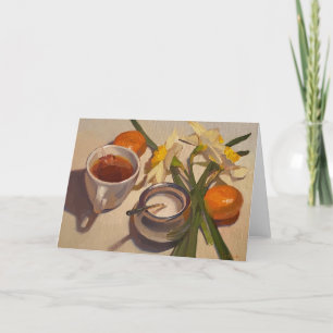 Leerkarte: "Daffodils and Tea" von Sarah Sedwick Karte