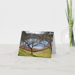 Leerkarte, Landschaft Karte
