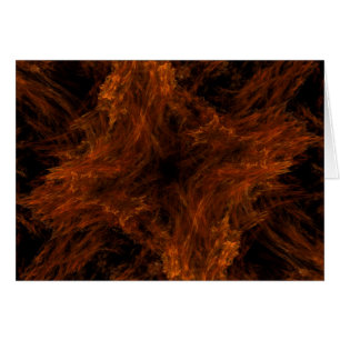 Leerkarte mit Hintergrund des Fraktal Designs
