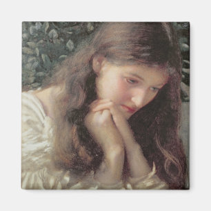 Leerlauf zerreißt (w/c auf Papier) Magnet