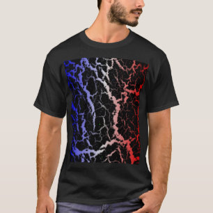 Leerlaufbahn - blau/weiß/rot T-Shirt