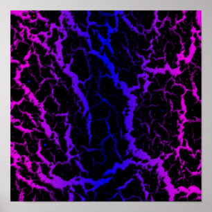 Leerlaufbahn - Rosa/Blau Poster