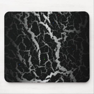 Leerlaufdrehzahl - weiß/schwarz mousepad