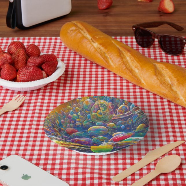 Leerlaufpapierschale Pappteller (Picknick)