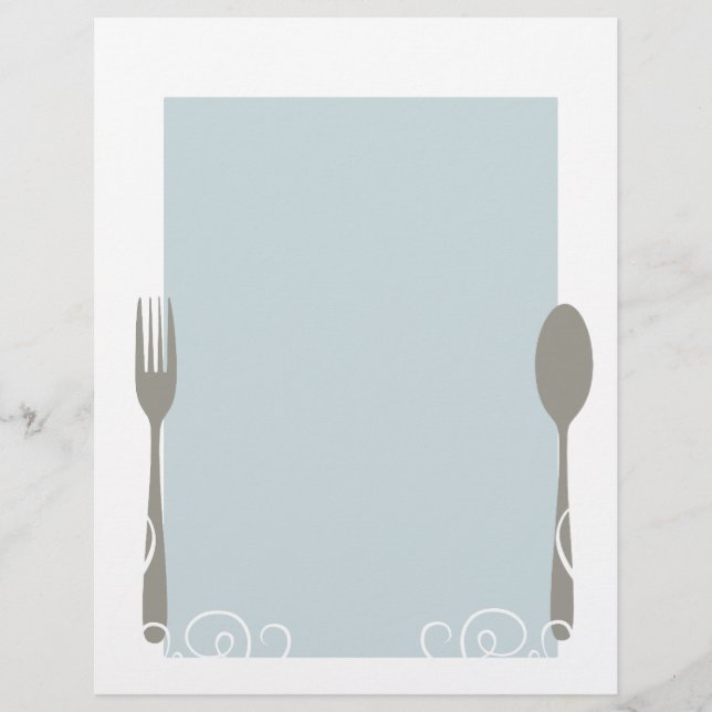 Leermenü (Vorderseite)