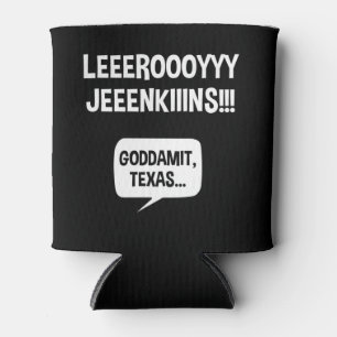 Leeroy Jenkins Texas Dosenkühler