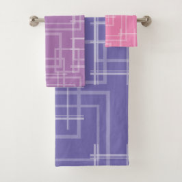 Leerquadrate Badhandtuch Set