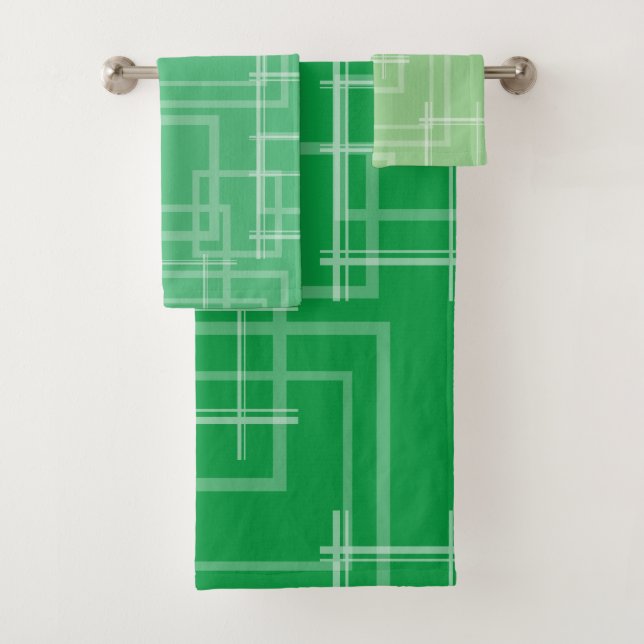 Leerquadrate Badhandtuch Set (Insitu)