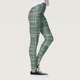 Leerquadrate Leggings