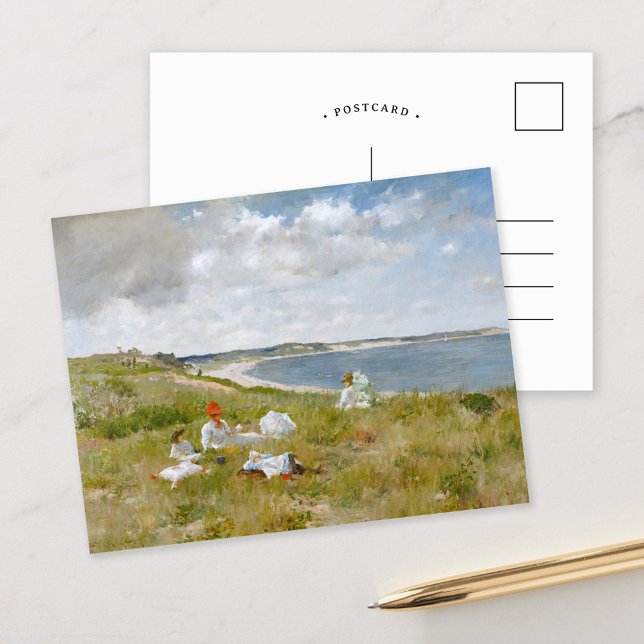 Leerstunden | William Merritt Chase Postkarte (Von Creator hochgeladen)